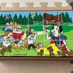 キューブパズル レトロ ディズニーの画像