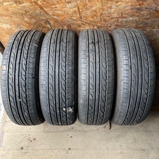 バリ山　DUNLOP ダンロップ　EC202 195/65R15 夏タイヤ　2019年製　15インチ
