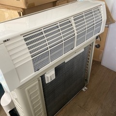 配送取付込み金額 HITACHI 日立 ルームエアコン 白くまくん/RAS-AW25K 室外機/RAC-AW25K 主に8畳用 2020年製 リモコン付 通電OKの画像