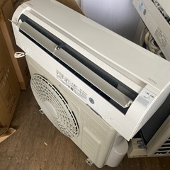配送取付込み金額 HITACHI 日立 ルームエアコン 白くまくん/RAS-AW25K 室外機/RAC-AW25K 主に8畳用 2020年製 リモコン付 通電OKの画像