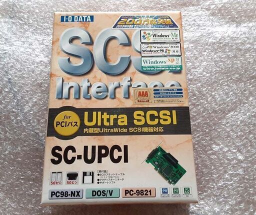 未使用 IOデータ PCI ワイドSCSIインタフェースカード SC-UPCI 未使用]IOデータ PCI ワイドSCSIインタフェースカード