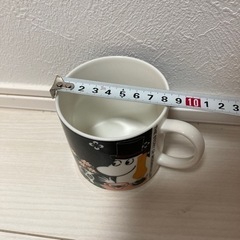 ムーミンのマグカップの画像