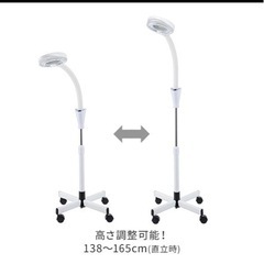 拡大鏡 ルーペ スタンド ライト付 拡大レンズ付 スタンドライト LEDの画像