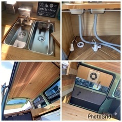 ☆キッチンカー☆車検満タン☆サンバークラシック☆移動販売車の画像
