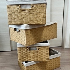 布付きバスケット　4個