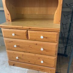 A-645✿カントリー調食器棚、収納棚の画像