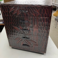 ☆値下げ☆K2405-789 5段収納 鎌倉彫 汚れキズあり