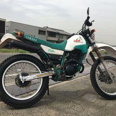 福山市　瀬戸町　希少 ヤマハ セロー225 1KH 初期型 奈良セロー 鹿 実働 書類付 輸出版 TT225 レーサー マフラー レストア 林道 カスタムにもの画像