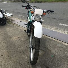 福山市　瀬戸町　希少 ヤマハ セロー225 1KH 初期型 奈良セロー 鹿 実働 書類付 輸出版 TT225 レーサー マフラー レストア 林道 カスタムにもの画像