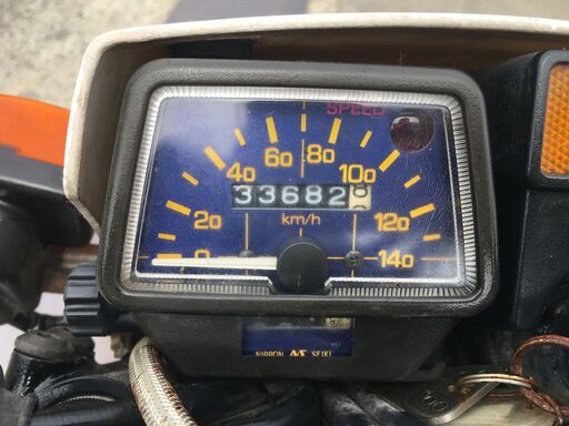 福山市瀬戸町希少 ヤマハ セロー225 1KH 初期型 奈良セロー 鹿 実働