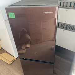 NO97❗️配送無料 ハイセンス 【右開き】154L 2ドア ノンフロン冷蔵庫 エディオンオリジナル ダークブラウン HR-G1501