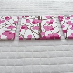 【マリメッコ】ルミマルヤ ファブリックパネル ピンクの画像