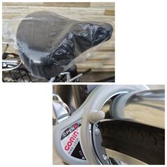 中古自転車 6段変速 26インチ LEDオートライト 軽整備済み 防犯登録対応