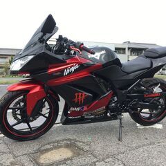 福山市　瀬戸町　カワサキ ニンジャ250R EX250K 才谷屋 Ninja250 ライト カウルKIT 実働 書類付き 吹け上がり良好 通勤 通学 カスタム バイクデビューにも の画像