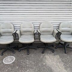 ★★【即決】麻雀卓専用中古イス４脚★★
