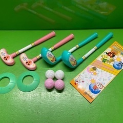 知育 幼児 おもちゃ 木製 ゴルフ 外遊びの画像
