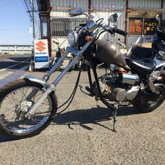 福山市　瀬戸町　ホンダ JAZZ ジャズ AC09 実働 書類付き 吹け上がり良好 ロングフォーク アメリカン 通勤 通学 カスタムベースにもの画像