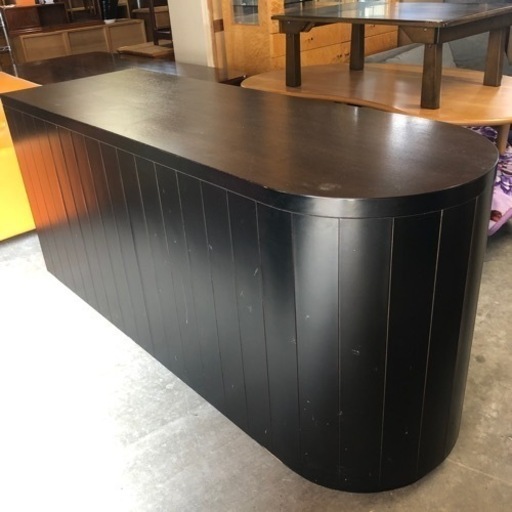 店舗什器 キャスター付　カウンターテーブル レジ台 レジカウンター 183×60×85cm