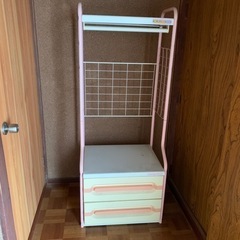 子供用　小学生　家具 収納家具 スチールラック　くろがね