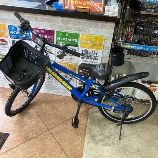 HUMMER 子供用自転車 20インチ 🚲かわいい🚲HUMMER ハマー 20インチ 子供用 キッズ自転車 青🚲979