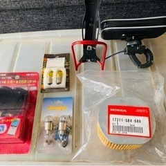 新品未使用モンキーエアフィルターとバイク用品6点セット