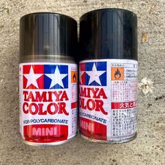 【無料】タミヤカラーポリカーボネート用（スプレー塗料）黒