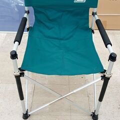 ★ジモティ割あり★ coleman アームチェア 緑 H×D×W クリーニング済み TJ6028の画像