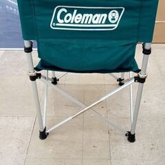 ★ジモティ割あり★ coleman アームチェア 緑 H×D×W クリーニング済み TJ6028の画像