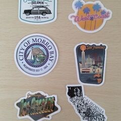 大放出 Californian surplus stickers...