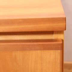 MASTERWAL(マスターウォール)のチェリー材を使用したノートシステムデスクです。ナチュラルな印象のユニットデスクはシンプルながら機能性が抜群！在宅ワークのパソコンデスクや事務机にもおススメ♪の画像