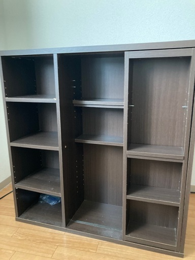 本棚(中の棚は可動式) 90×90×30