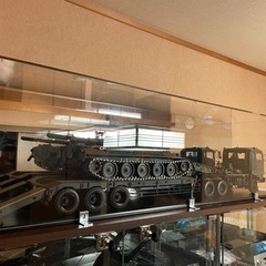 アシェット　74式戦車、73式特大型セミトレーラーセットの画像