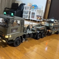 アシェット　74式戦車、73式特大型セミトレーラーセットの画像