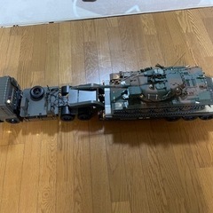 アシェット　74式戦車、73式特大型セミトレーラーセットの画像