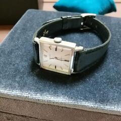美品。ROLEX　PRECISION　手巻き式　腕時計　スクエア