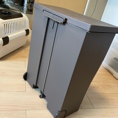 kcud ワイドペダルペール　ゴミ箱　39Ｌ　オールブラウンの画像