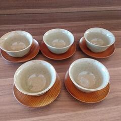 湯呑＆茶托　5セット 