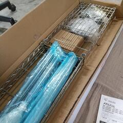 278t アイリスオーヤマ ラック メタルラック 4段 キャスター付き 幅25×奥行48×高さ88cm 調味料ラック 棚 キッチン    MK-2508N y052404t の画像