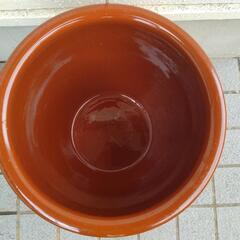 漬物容器 陶器 丸かめの画像