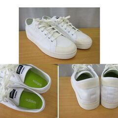 美品 adidas シティキャンバス　29.0cm ホワイト アディダス　メンズ シューズ スニーカー 札幌 北20条店の画像
