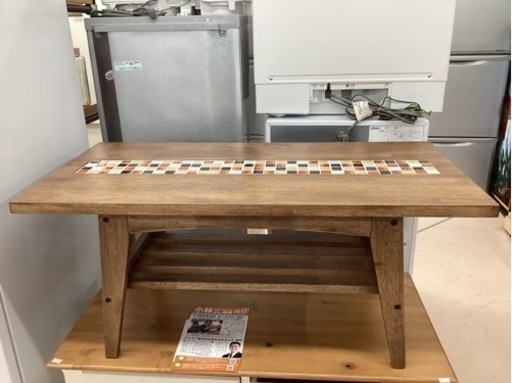 美原店モザイクタイルローテーブル座卓センターテーブル 家具 オフィス用家具 机 (リサイクルアース) 函館のテーブル《センターテーブル 》の中古あげます・譲ります｜ジモティーで不用品の処分