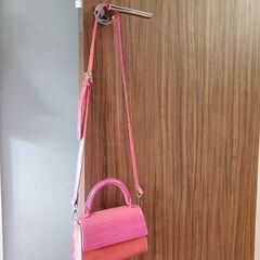ZARA　未使用　バッグ　ピンク×オレンジの画像