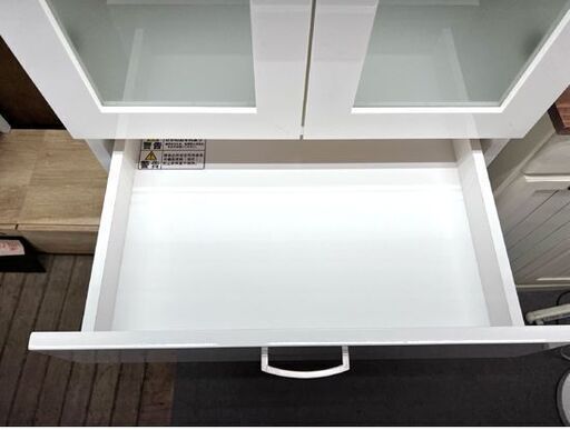 ニトリ 購入 食器棚 コパン T 60DB-WH ホワイト 幅60cm 高さ181cm