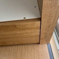 ダブルベッドフレーム　コンセント　収納付きの画像