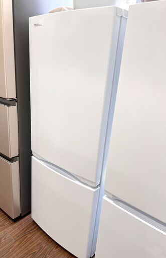 札幌 東区 東芝/TOSHIBA 2ドア冷蔵庫 GR-T15BS(ｗ) 2022年製 153L 右開き ホワイト 単身 一人暮らし キッチン家電