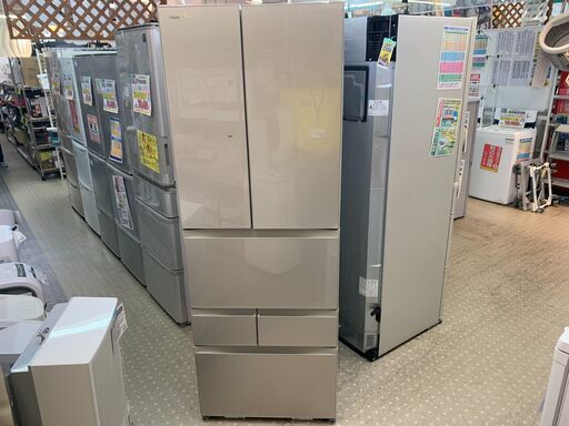 安心の除菌洗浄済TOSHIBA 6ドア冷蔵庫 GR-R510FK 2020年製 保証有り【愛千143