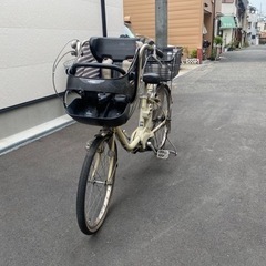自転車 電動アシスト自転車 チャイルドシート付