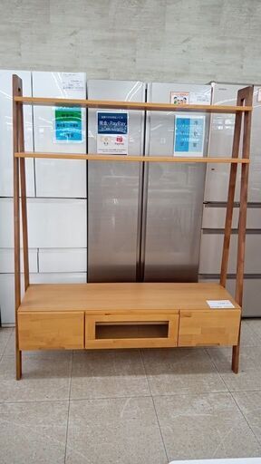 ★ジモティ割あり★ 光グローバルトレーディング株式会社 テレビ台 ナチュラル H172.5×D41×W131 クリーニング済み TJ6044