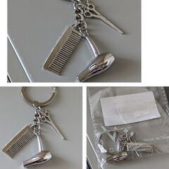 美容師キーリングキーホルダー（新品）の画像