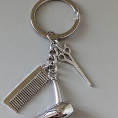 美容師キーリングキーホルダー（新品）の画像
